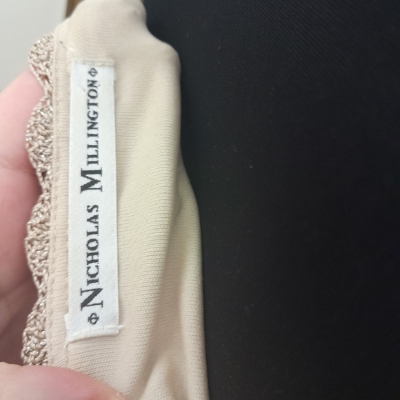 Gold crochet cami top - Picture 4 of 11